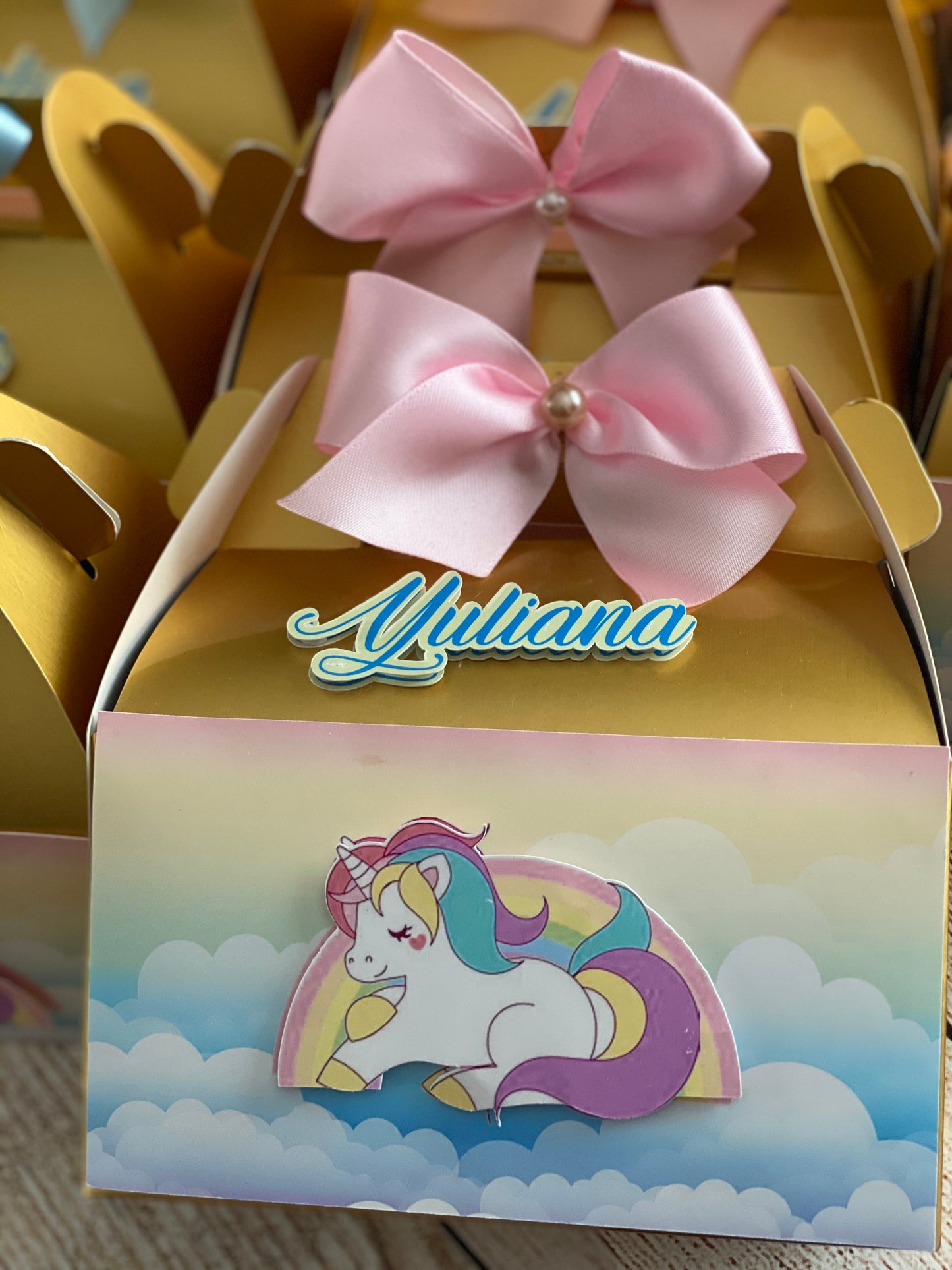 Unicorn Custom Party Favor