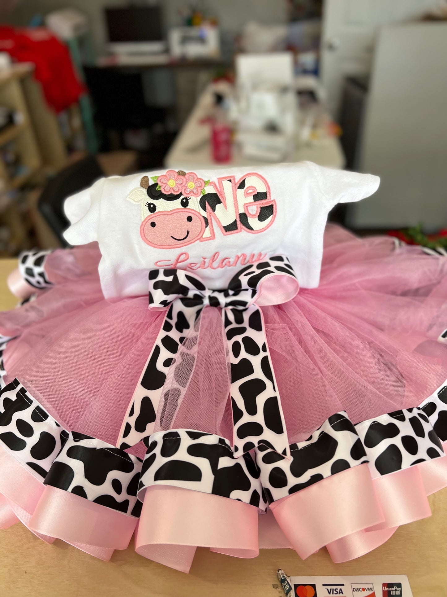 Cowgirl Birthday Tutu Outfit