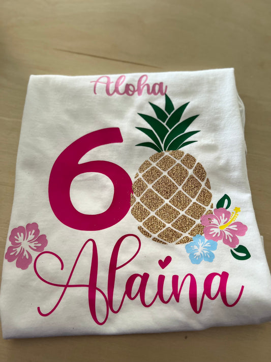 Aloha Birthday Shirt